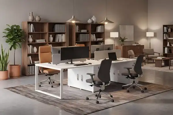 Linear Office Staff Desk Linear Office Staff Desk