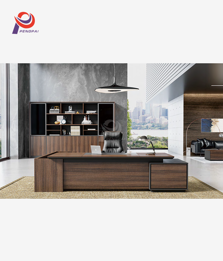 L Shaped Executive Desk With Storage