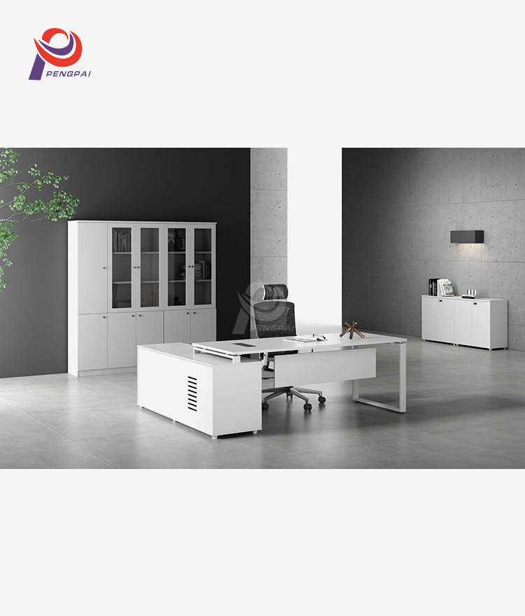 Luxury L-Shaped Executive Desk