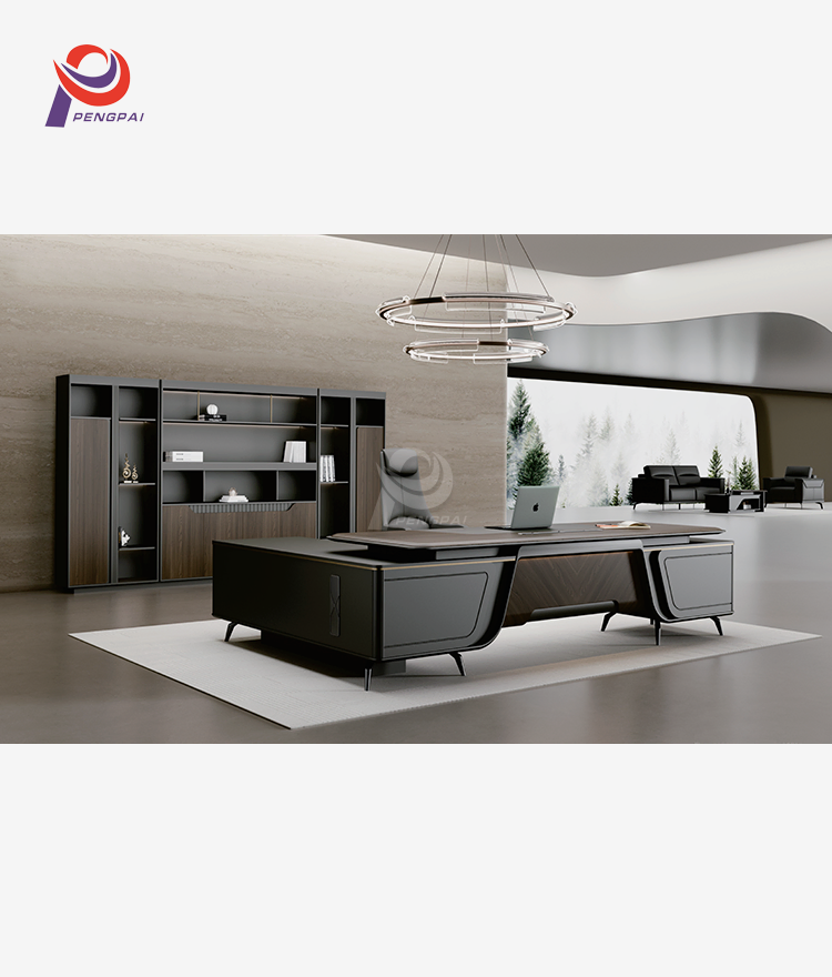 Manager Desk With Modesty Panel